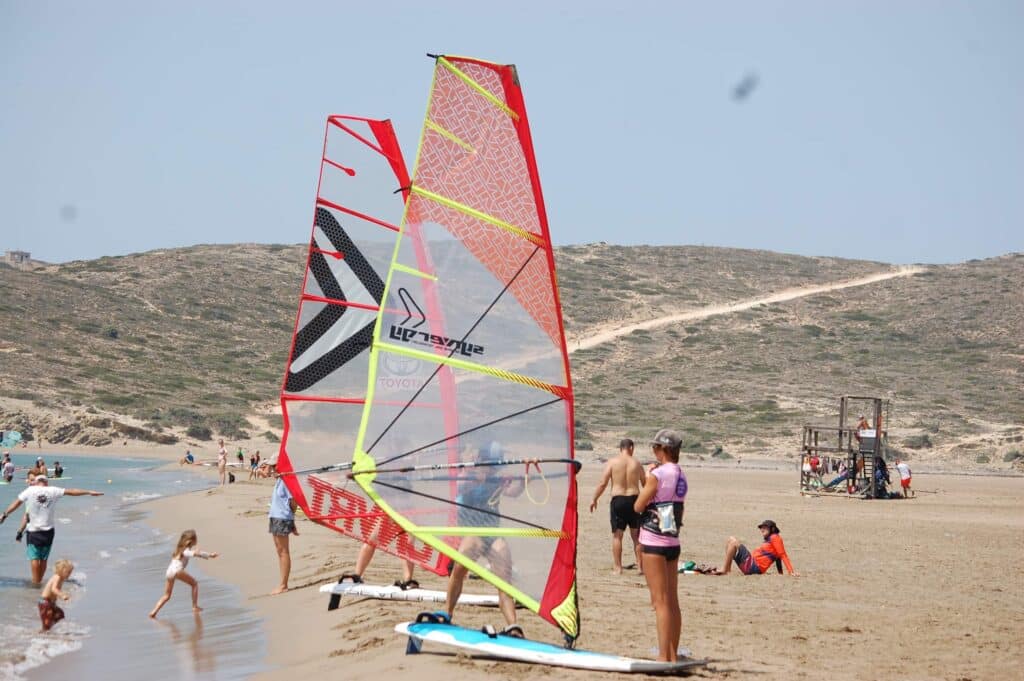 Widok na plaże na Rodos